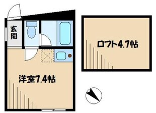 ユナイト武蔵小杉カルバジーニョの物件間取画像